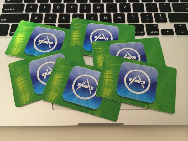 Itunes card reading from camera 1