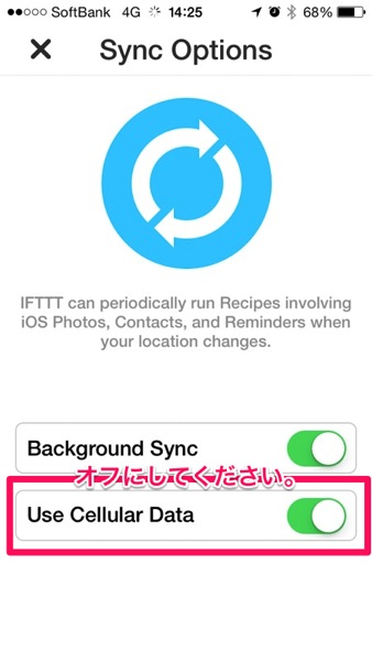 Iphone cellular data over ifttt 5