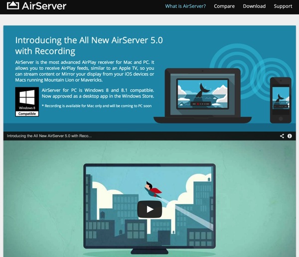 AirServer home