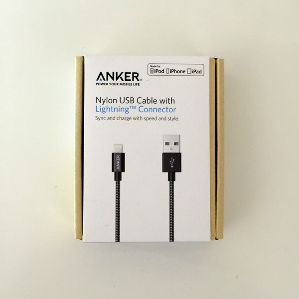 Anker lightning cable black 1