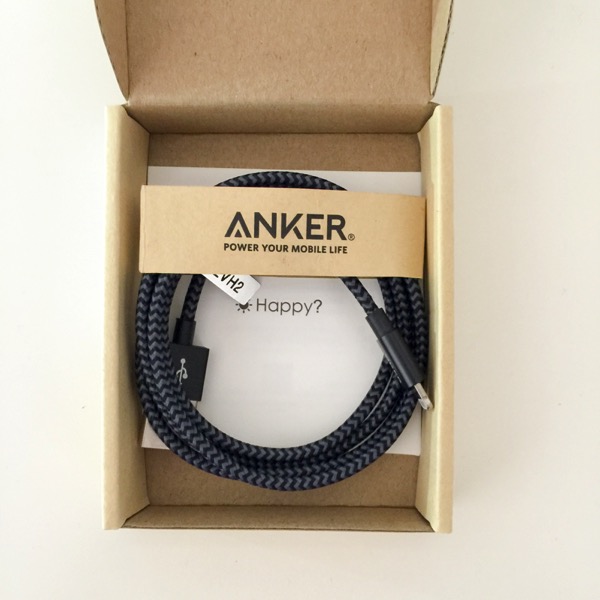 Anker lightning cable black 3